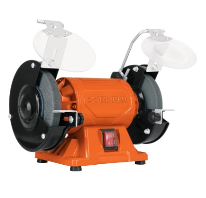 ESMERIL DE BANCO 6" - 370W - 1/2 HP 3450 RPM 3 AMP 127 V / 60 HZ MOD. EBA-6 REF.12785 MARCA TRUPER