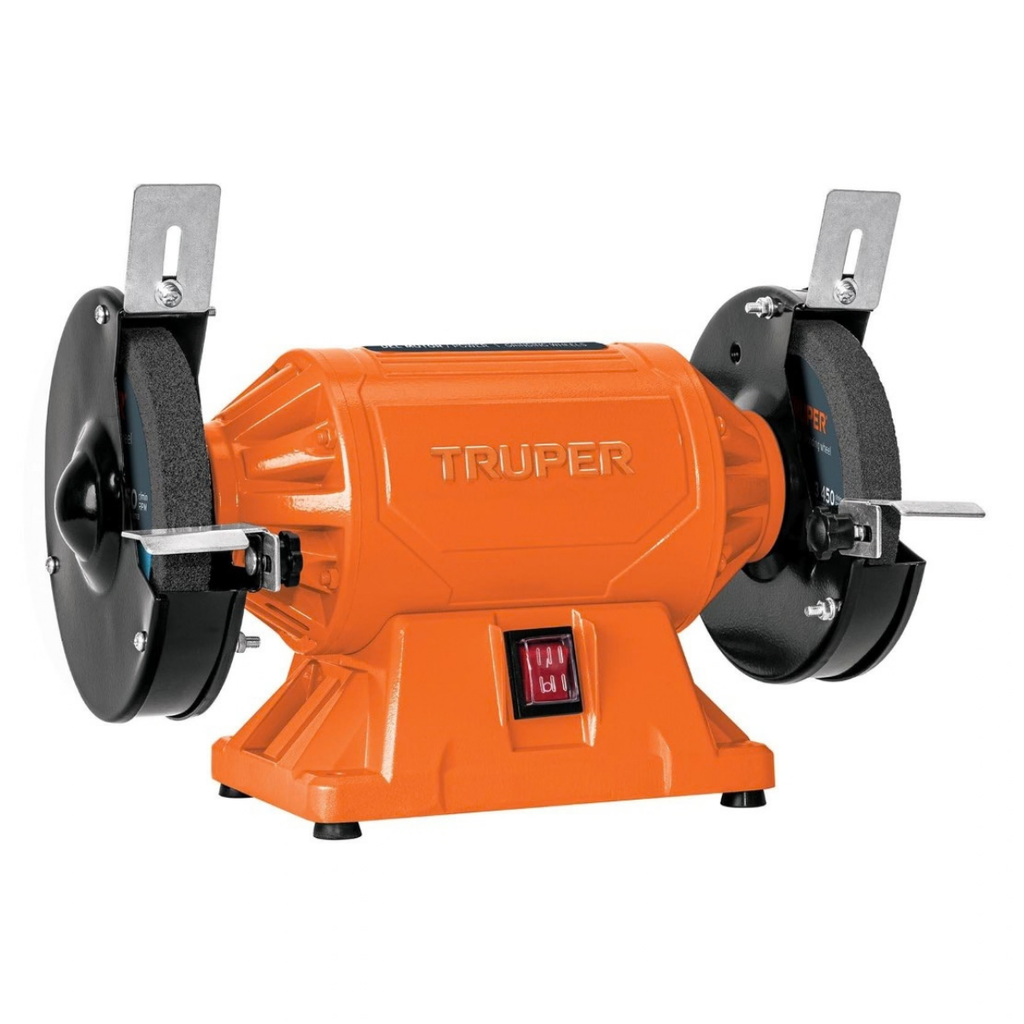 ESMERIL DE BANCO 6" - 370W - 1/2 HP 3450 RPM 3 AMP 127 V / 60 HZ MOD. EBA-6 REF.12785 MARCA TRUPER