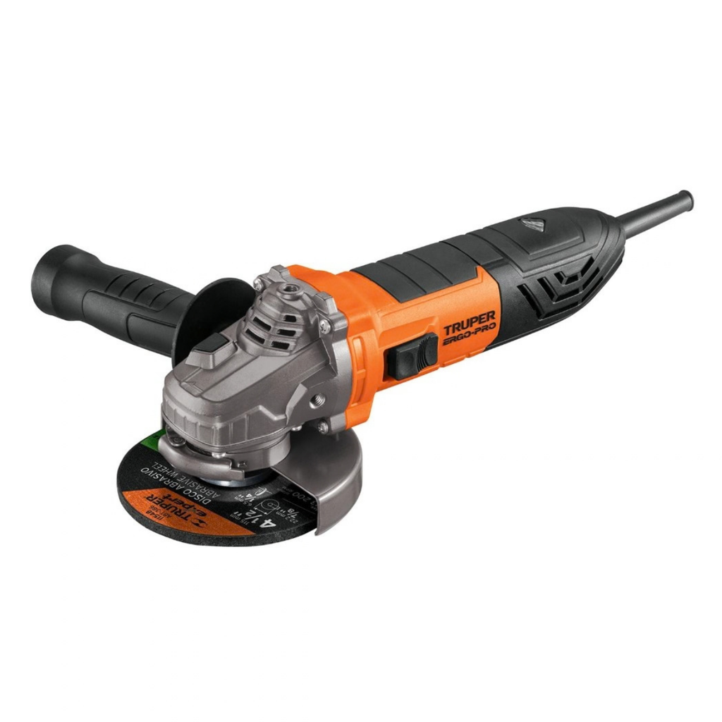 ESMERILADORA ANGULAR PROF. 4 1/2" 950 W 7 A 12.000 RPM MOD.ERGO-4590 REF.13935 MARCA TRUPER