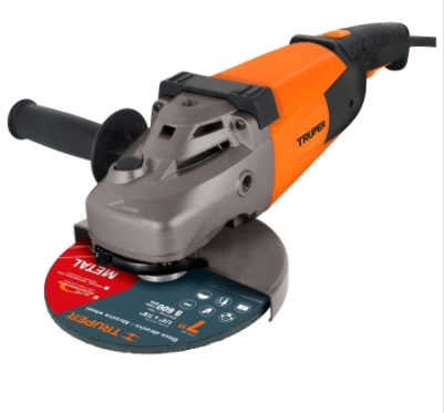 ESMERILADORA ANGULAR PROF. 7 " 2200 W 16.5 A 8500 RPM MOD.ESMA-7A3 REF.14012 / 17940 MARCA TRUPER