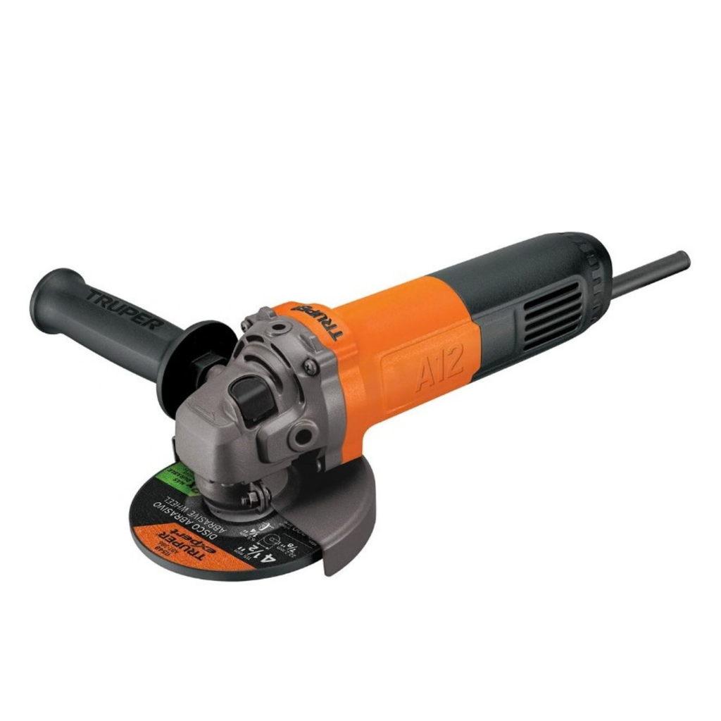 ESMERILADORA ANGULAR PROF. 4 1/2" 700 W 5.1 A 11.000 RPM MOD.ESMA-4-1/2A12 REF.14013 MARCA TRUPER
