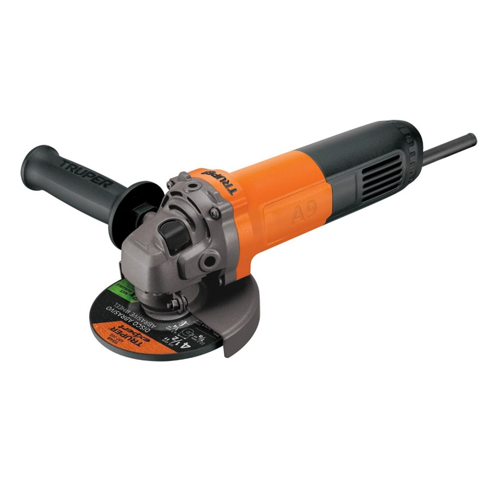 ESMERILADORA ANGULAR PROF. 4 1/2" 800 W 5.9A 11000RPM MOD.ESMA-4-1/2A9 REF.16683 MARCA TRUPER