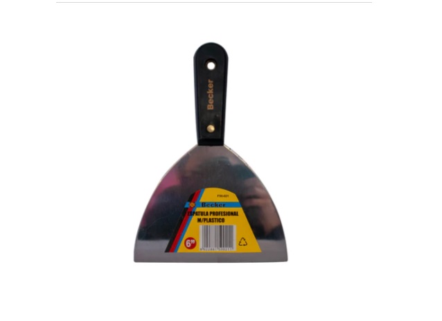 ESPATULA CROMADA 6" USO PROFESIONAL REF. F50-021 MARCA BECKER
