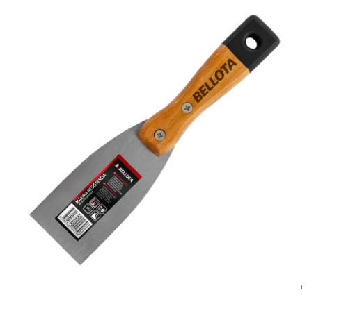 ESPATULA FLEXIBLE MANGO DE MADERA 2" REF. FLEX55890-2MM / 208686 MARCA BELLOTA