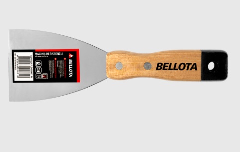 ESPATULA FLEXIBLE MANGO DE MADERA 3" REF. FLEX55890-3MM / 208716 MARCA BELLOTA