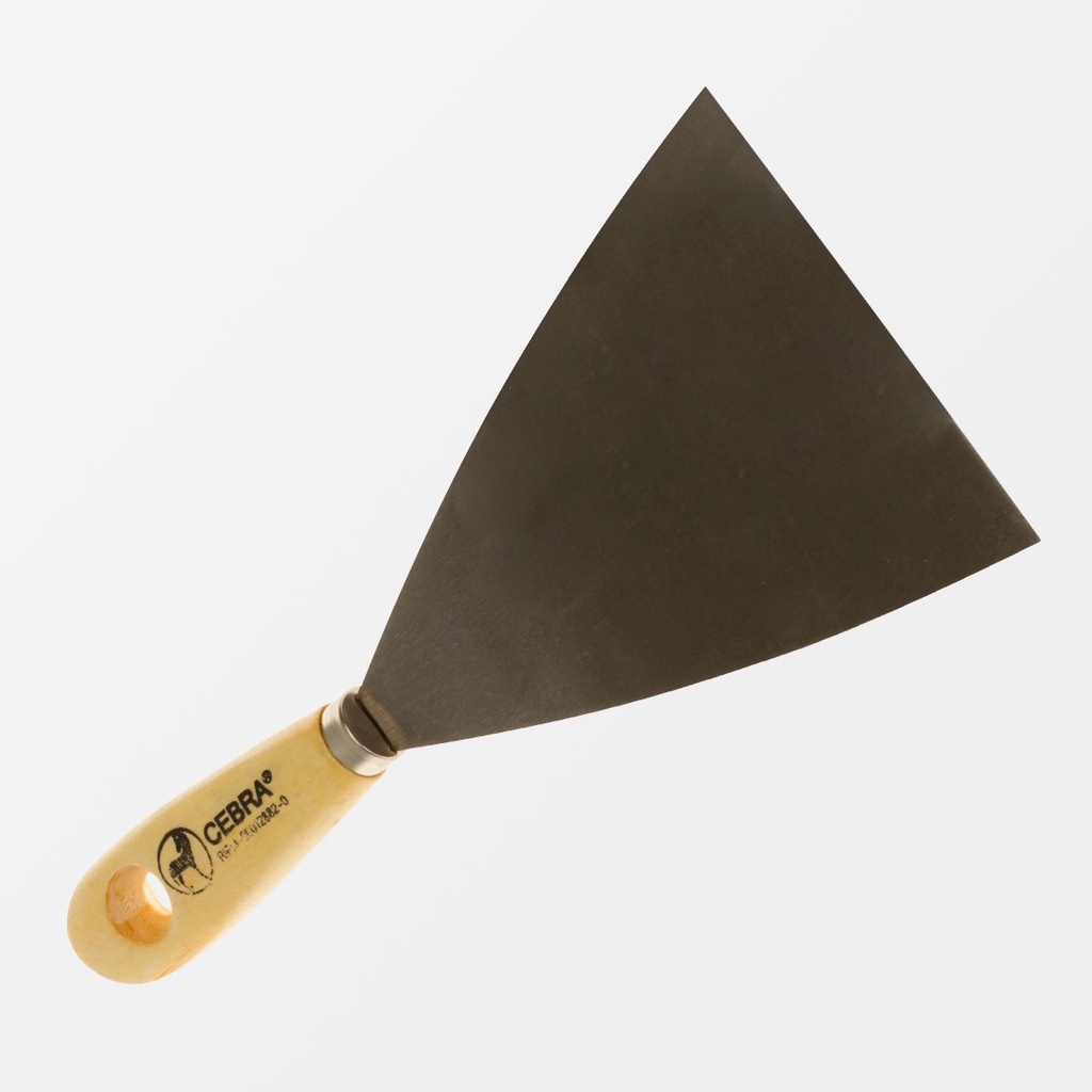 ESPATULA CON MANGO DE MADERA DE 4" REF. 756044 MARCA CEBRA