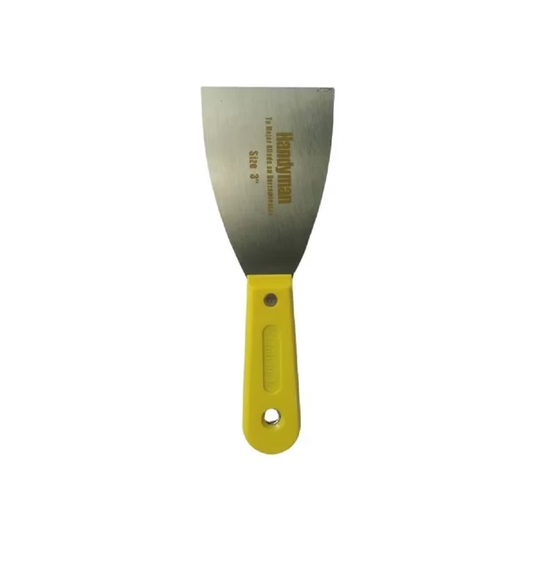 ESPATULA PROF. MANGO PLASTICO 3" MARCA HANDYMAN