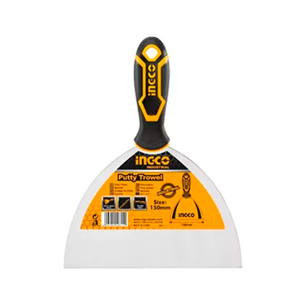 ESPATULA CROMADA MANGO DE GOMA 6" MARCA INGCO