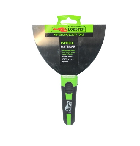 ESPATULA MANGO ERGONOMICO 6" LAMINA FLEXIBLE DE ACERO REF. 45476 MARCA LOBSTER