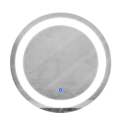 ESPEJO DE BAÑO REDONDO STRIPE 58CM 3000K - 6000K DIMEABLE / LED CCT SENSOR TOUCH MARCA PIERROT