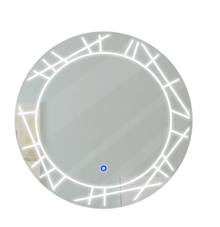 ESPEJO DE BAÑO REDONDO NEST 58CM 3000K - 6000K DIMEABLE / LED CCT SENSOR TOUCH MARCA PIERROT