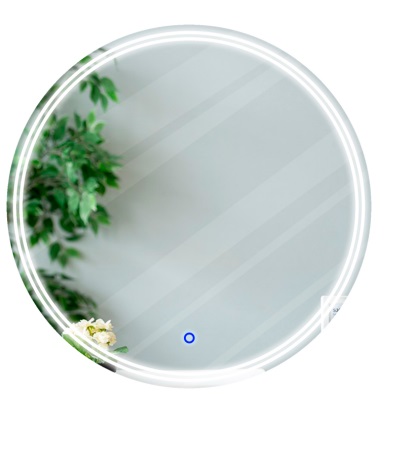 ESPEJO DE BAÑO REDONDO DOBLE LINEA 58CM 3000K - 6000K DIMEABLE / LED CCT SENSOR TOUCH MARCA PIERROT