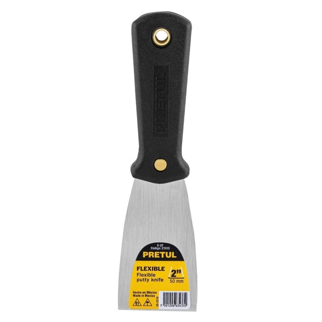 ESPATULA FLEX M/PLASTICO 2" MOD. E-2F REF. 21515 MARCA PRETUL
