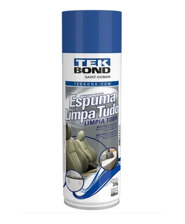 ESPUMA LIMPIA TODO - TAPICERIA / VINILO / ALFOMBRA / CUERO 400ML REF. 3042 / 383673 MARCA TEK BOND