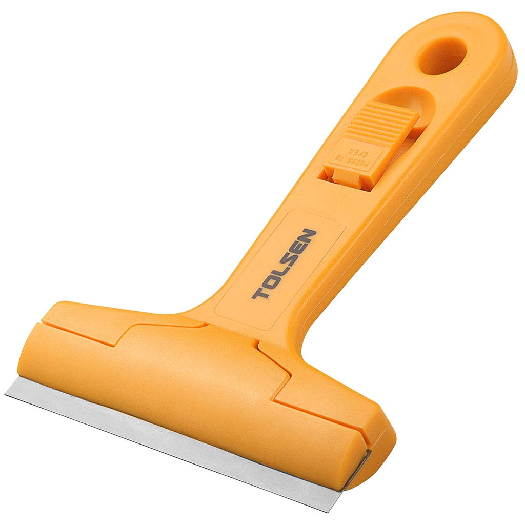 ESPATULA PARA VIDRIO 100 MM X 18.5 MM X 0.4 MM - CAJA DE ABS REF. 30006 MARCA TOLSEN