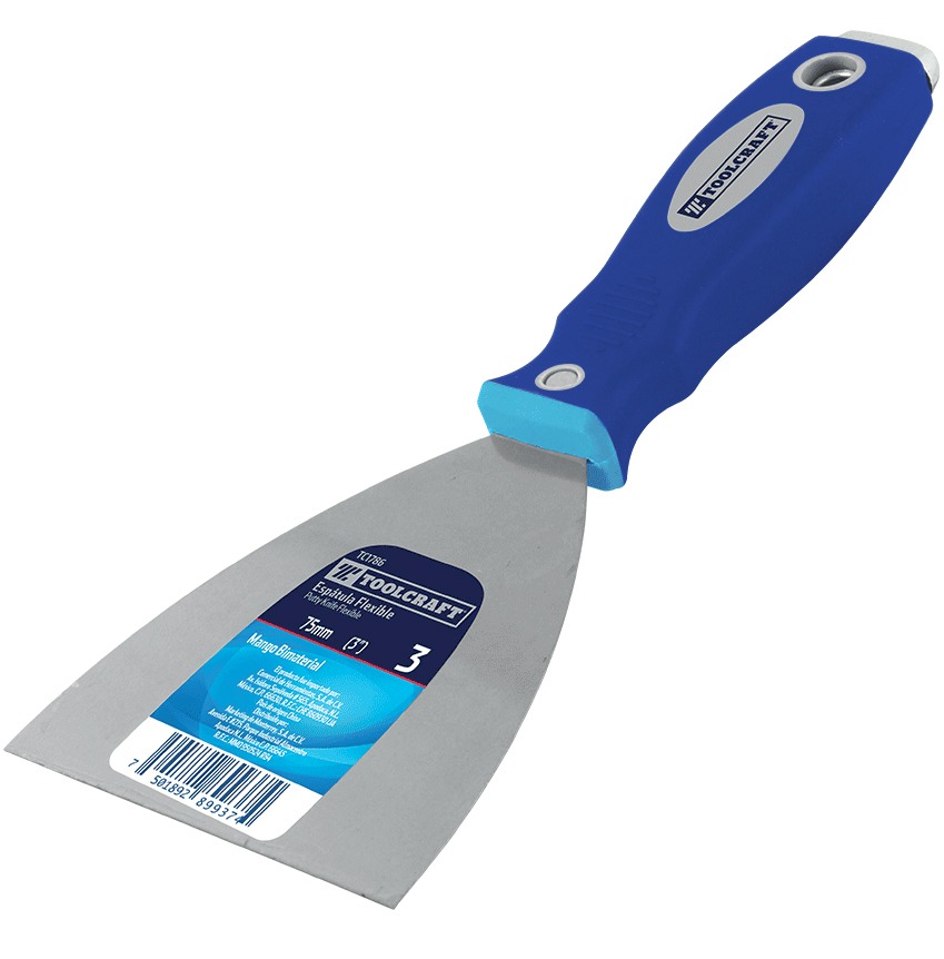 ESPATULA FLEXIBLE 3" MANGO BIMATERIAL REF. TC1785 MARCA TOOLCRAFT