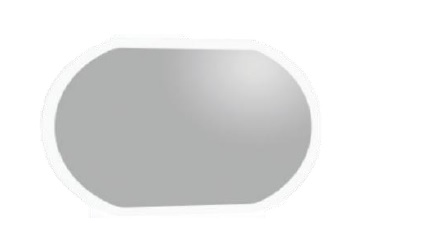 ESPEJO OVALADO 80 X 60 CM 100 - 240 V CON CINTA LED 6000K REF. ESP-112 ENCENDIDO TACTIL MARCA UNIQUE