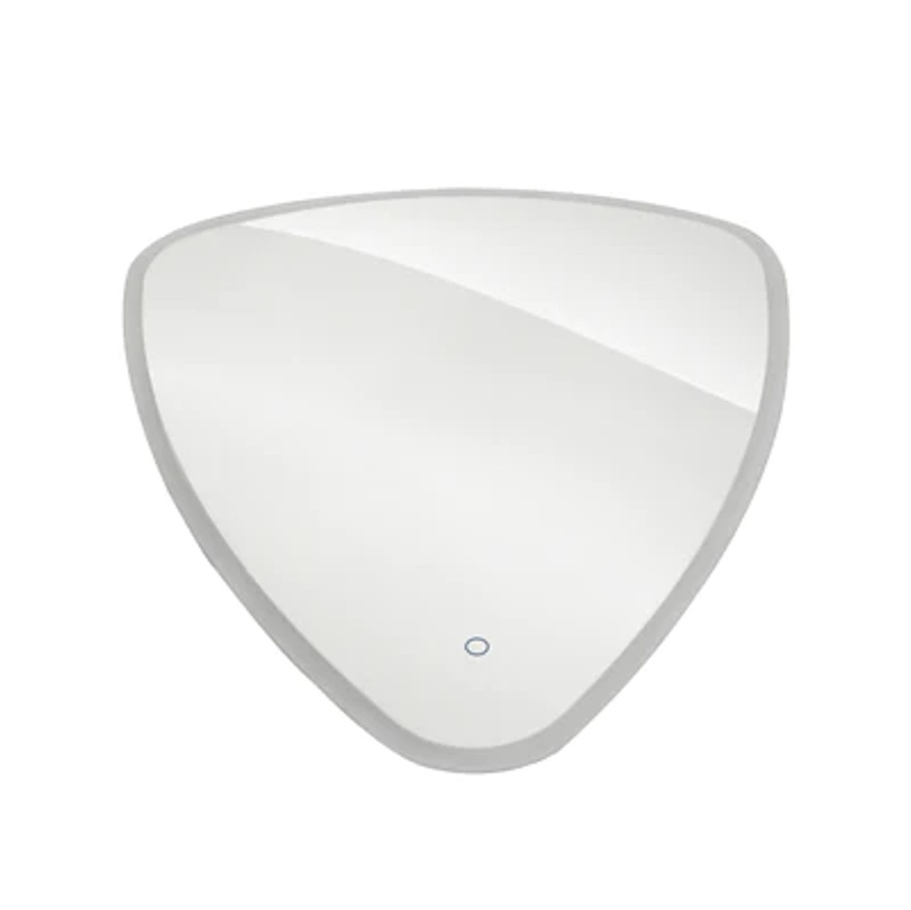 ESPEJO TRIANGULAR 85 X 70 CM 110-220 V CON CINTA LED 3CCT REF. ESP-120 ENCENDIDO TACTIL MARCA UNIQUE