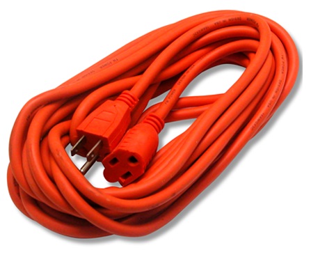 EXTENSION ELECTRICA SEMI INDUSTRIAL 2 X 16 AWG 15 MTS NARANJA REF. EXT-10 MARCA FERMETAL