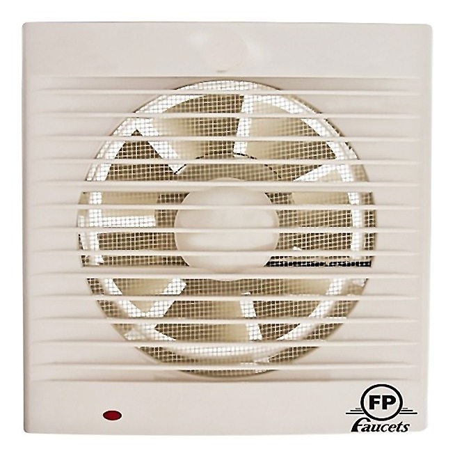 EXTRACTOR DE AIRE DE 6" PLASTICO PARA EMPOTRAR SIN SENSOR REF. 13EXT12 MARCA FP