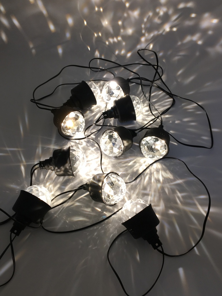 EXTENSION DE LUCES LED P/EXTERIOR 3W 110-220V 6,38 MTS REF. LD-1090 / 010903 MARCA ILUM-VEN