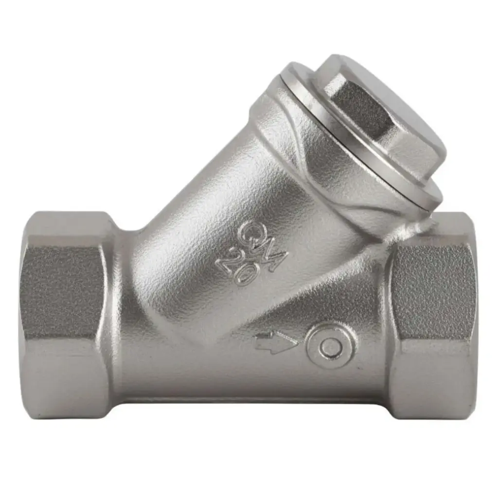 FILTRO TIPO YEE ACERO INOX 304 1/2" REF. QM USA.608.012.INOXMARCA QUALITY METAL