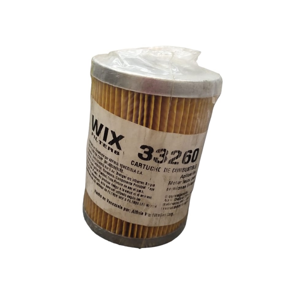 FILTRO DE COMBUSTIBLE GASOIL PARA PLANTA REF. 33260 MARCA WIX