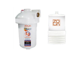 FILTRO BOTELLA 10" C/CUELLO CISNE DOBLE ACCIÓN INCLUYE CARTUCHO+KIT INSTALACION ZP-COCI-COM-ULT ZOWA ( PROMO )