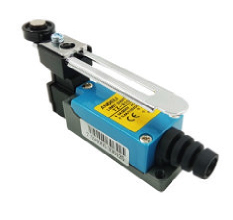 FINAL DE CARRERA LIMIT SWITCH 5A-250V AC 1NO-1NC, C/TOPE AJUST. 50X21MM REF. CON13177 MARCA ANDELI