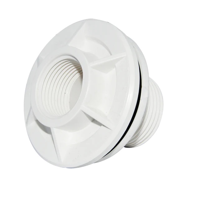 FLANCHE PVC CONEXION PARA TANQUE DE 1" ROSCABLE MARCA METALES ALEADOS