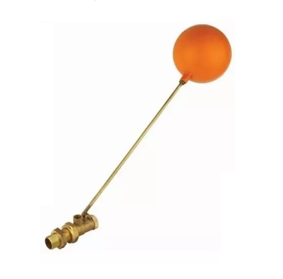 FLOTANTE PARA TANQUES DE AGUA DE 1" CON BOYA EN BRONCE REF. FLO-C03 MARCA GDESEO