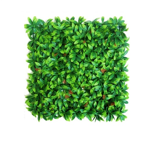 FOLLAJE ARTIFICIAL 3D / JARDIN VERTICAL 50 X 50 CM INTERIOR GARDENIA LEAVES (UNIDAD) MACHIFERMA