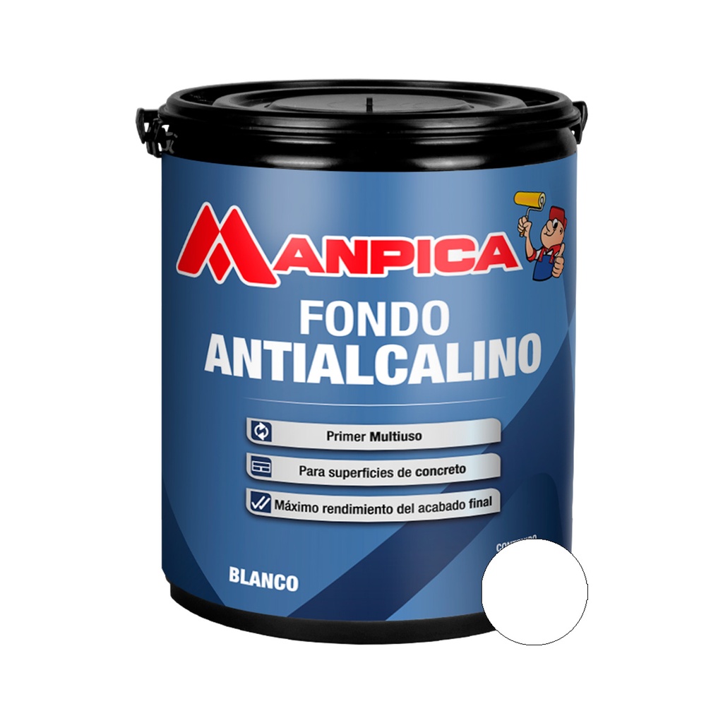 FONDO ANTIALCALINO ( PARA PAREDES HUMEDAS ) 1 GL REF. CFP-100-10 MARCA MANPICA