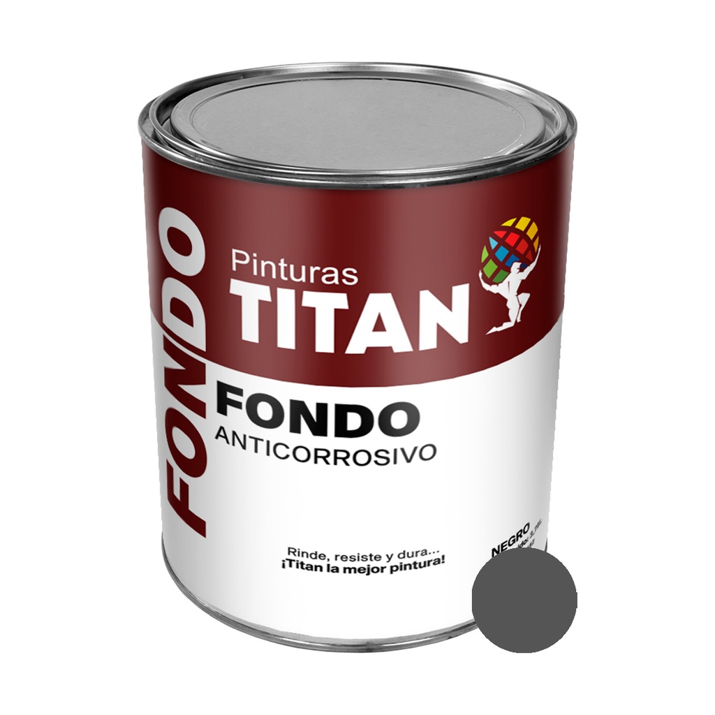 FONDO DE HERRERIA TITAN 1/4 GL COLOR GRIS REF. SFT-600-04 MARCA MANPICA