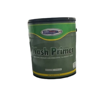 FONDO/WASH PRIMER BASE ACUOSA P/METALES GALV. ALUMINIO Y ACERO BLANCO 1 GALON REF.279 METRO PAINT
