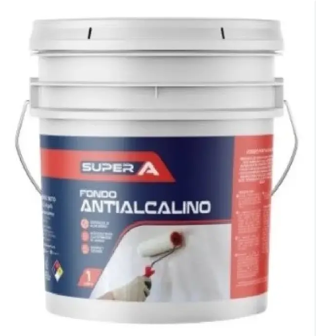 FONDO ANTIALCALINO ( PARA PAREDES HUMEDAS ) 4 GL ( 15.14L ) REF. 01100100102999 MARCA SUPER A