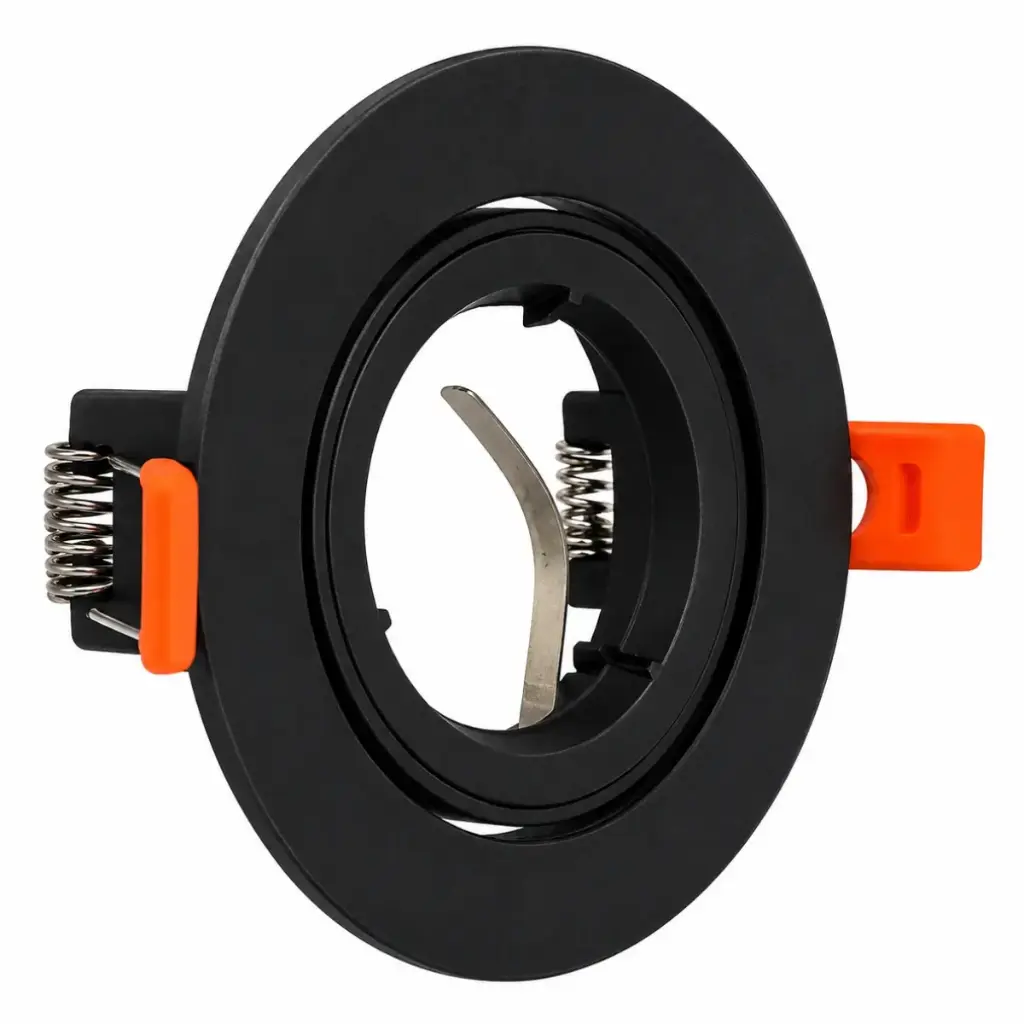 APLIQUE REDONDO SPOT P/GU10 PC ALUM 94 X 38 MM C/SOCATE HOLE 76 NEGRO REF.AI-RD03-BK ARTIG LIGHT