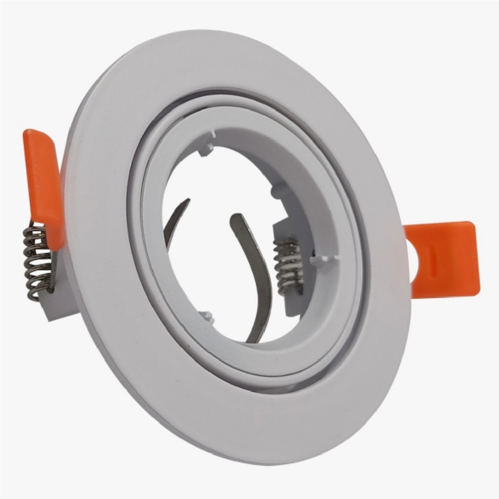 APLIQUE SPOT REDONDO P/ GU10 PC 94 X 38 MM C/ SOCKET COLOR BLANCO REF. AI-RD03-WH MARCA ARTIG LIGHT