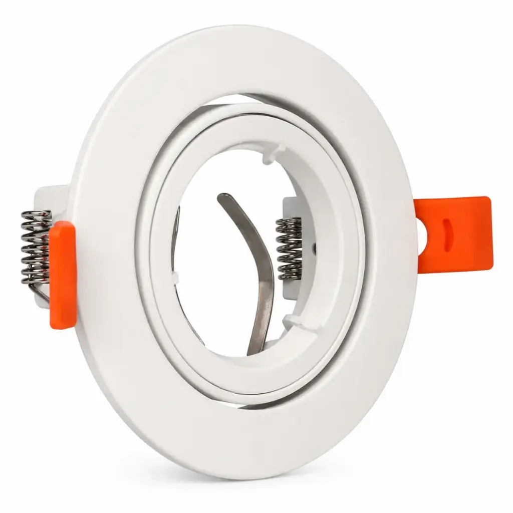 APLIQUE SPOT REDONDO P/ GU10 PC 94 X 38 MM C/ SOCKET COLOR BLANCO REF. AI-RD03-WH MARCA ARTIG LIGHT