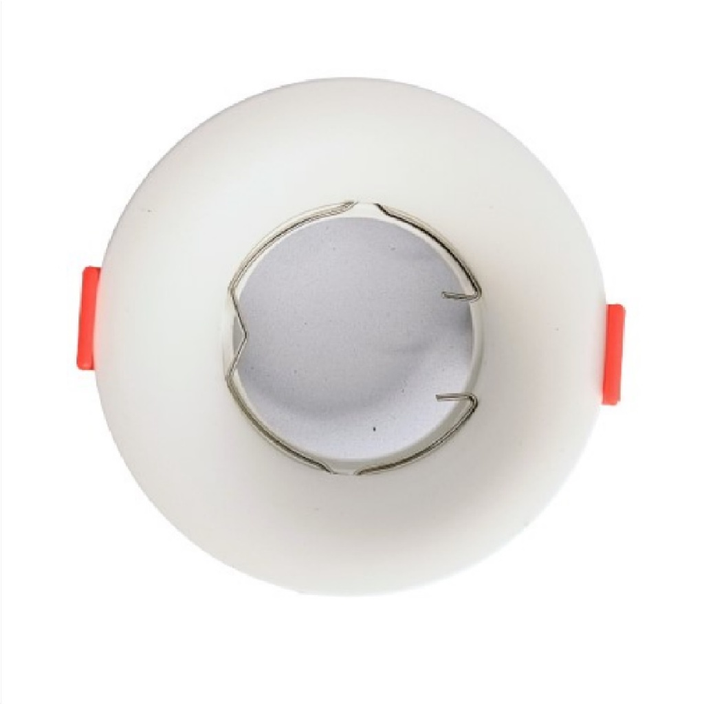 APLIQUE SPOT REDONDO P/ GU10 PC 88 X 40 MM C/ SOCKET COLOR BLANCO REF. AI-RD07-WH MARCA ARTIG LIGHT