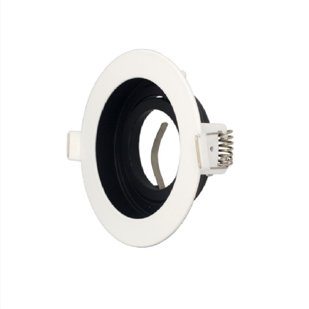 APLIQUE SPOT REDONDO P/ GU10 PC 100 X 38 MM BLANCO - NEGRO REF. AI-RD10-WH MARCA ARTIG LIGHT