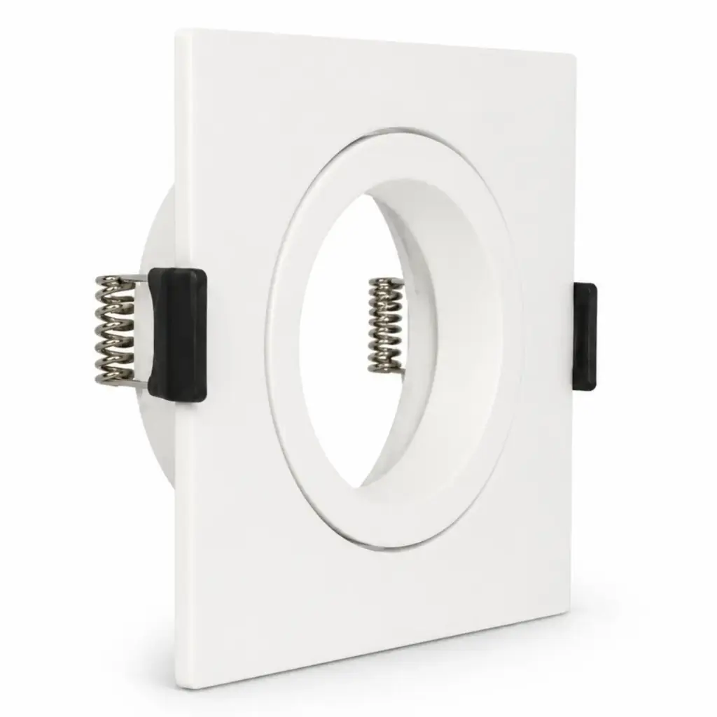 APLIQUE SPOT CUADRADO P/ GU10 PC C/ SOCKET 90 X 90 X 25 MM BLANCO REF. AI-SQ02-WH MARCA ARTIG LIGHT