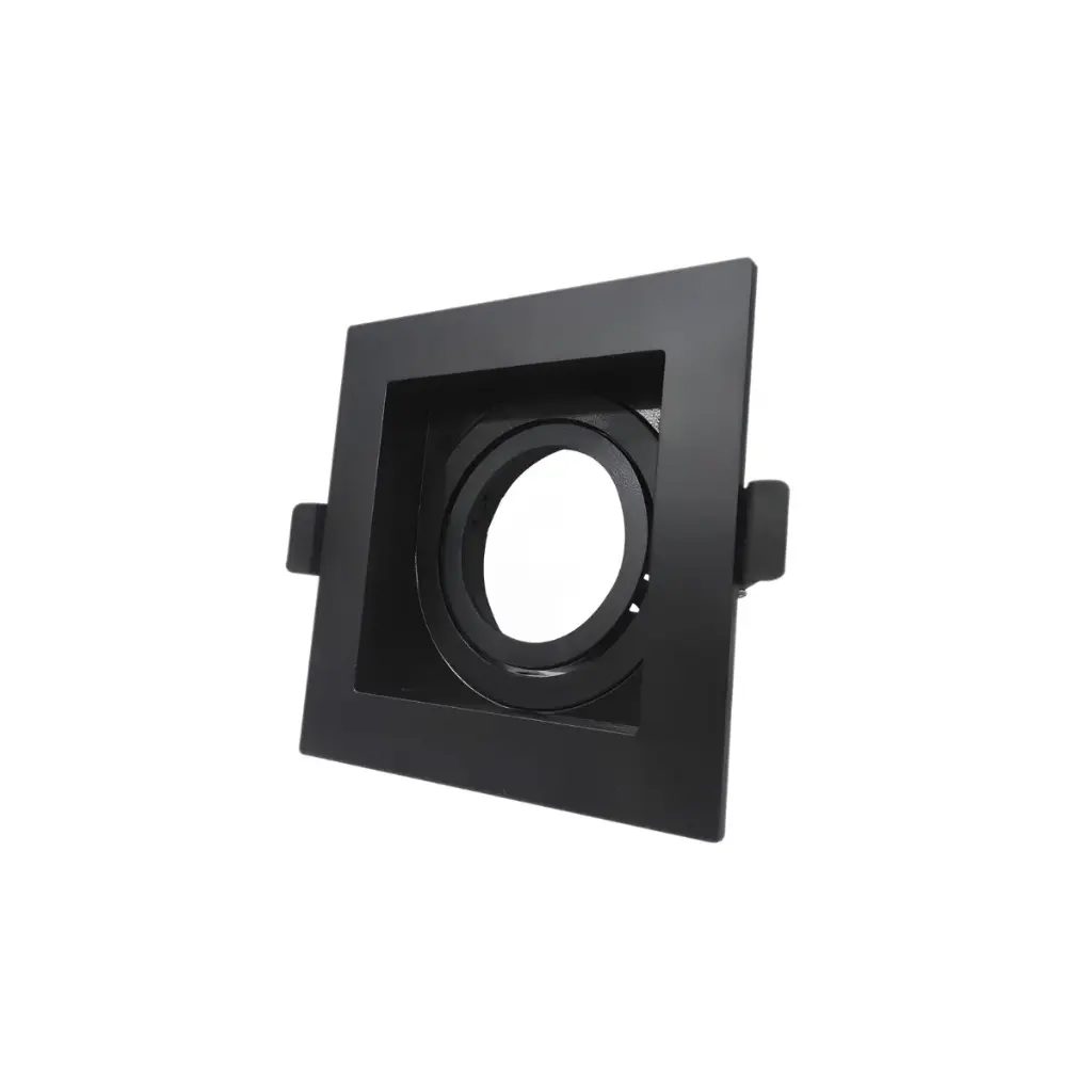 APLIQUE SPOT CUADRADO P/ GU10 PC C/ SOCKET. 102X102X35 MM -HOLE 90 NEGRO REF. AI-SQ03-BK ARTIG LIGHT