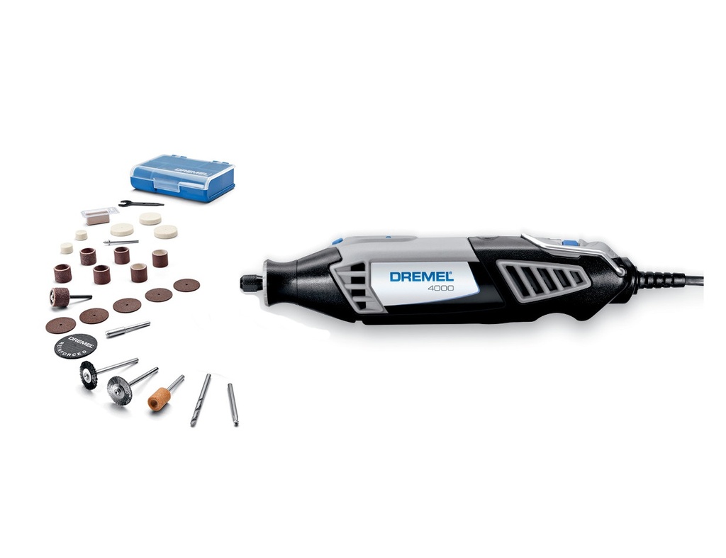 FRESADOR DREMEL / MOTO TOOLS 15000- 35000RPM V.V + 26 ACC MOD. 4000-N/26 REF. 861520 / 039257 DREMEL