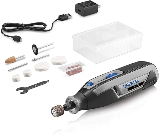 FRESADOR DREMEL / MOTO TOOLS INALAMBRICO 4V 10 ACCESORIOS MOD. LITE REF. F0137760AW / 054397 DREMEL