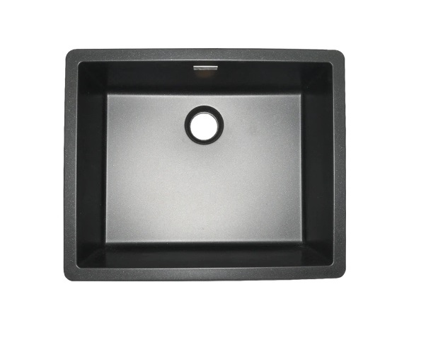 FREGADERO DE CUARZO MOD.GREENWICH N-100X POLARIS 1 PONCHERA 75 CM X 46 CM MARCA SCHOCK