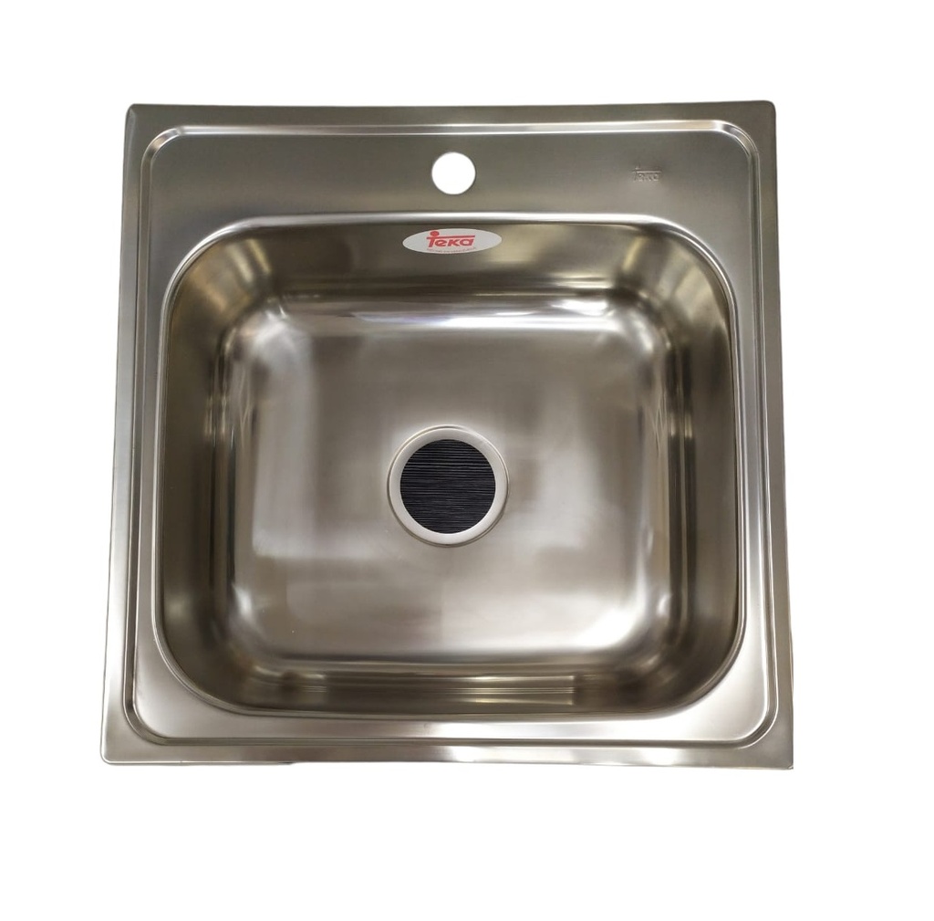 FREGADERO DE 1 TINA ACERO INOX. PARA EMPOTRAR 54 CM X 54 CM REF. TEKA-006 COD. 735893 MARCA TEKA