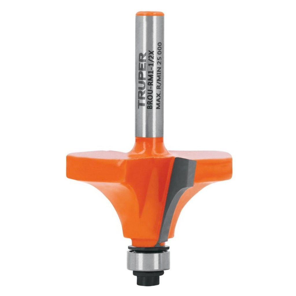 FRESA REDONDA R/PERFIL 1.1/2" CON BALERO PARA ROUTER MOD. BROU-RM1.1/2X REF. 11474 MARCA TRUPER