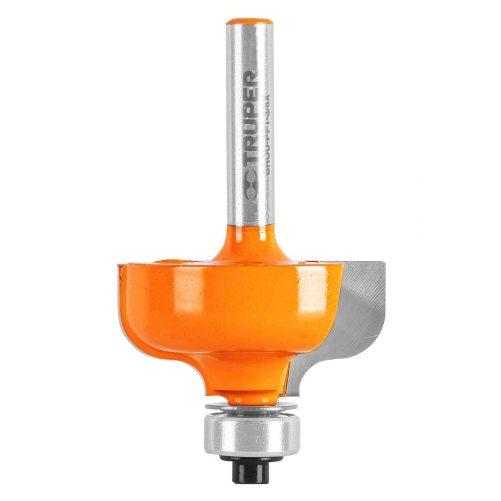 FRESA PECHO PALOMA 1.3/8" CON BALERO PARA ROUTER MOD. BROU-PP1.3/8X REF. 11480 MARCA TRUPER