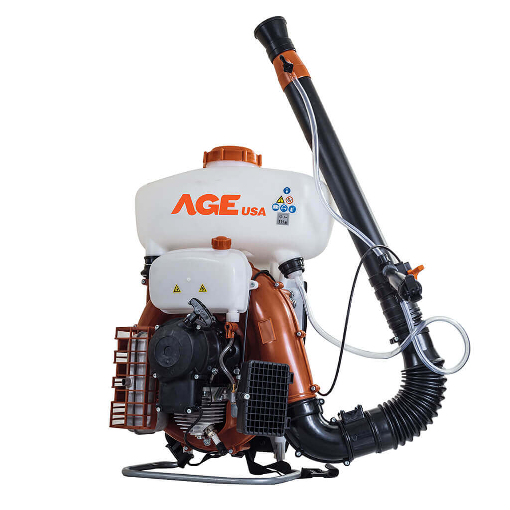 FUMIGADORA A GASOLINA DE 70 CC 12 LTS 2.60 KW 3.5 HP 8000 RPM REF. AGNECFMFM001 MOD.PORT 423 AGE USA